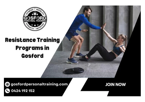 Resistance Training Programs in Gosford | Call us : 0424 192 152