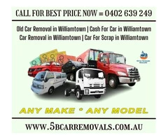 Car Removal in Williamtown | Car For Scrap in Williamtown