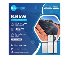 Energize Your Space: The Power of 6.6kW Solar Systems