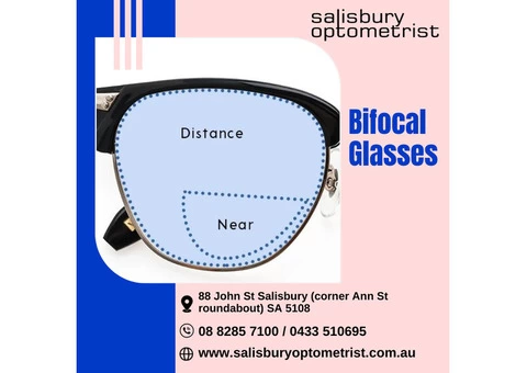Clear Vision with Bifocal Glasses in Salisbury