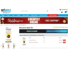 Christmas Sale: Save on Bravecto Spot-On for Dogs | VetSupply
