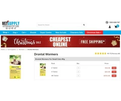 Christmas Sale: Special Offers on Drontal Wormers for Cats | VetSupply