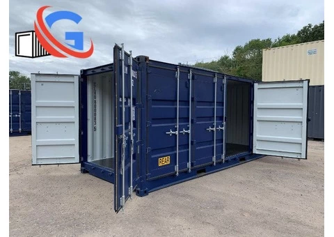 NEW & USED 20 40 and 40 HIGH CUBE SHIPPING CONTAINERS FOR SALE - 1/4