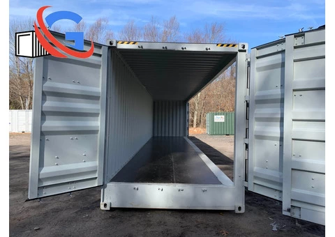 NEW & USED 20 40 and 40 HIGH CUBE SHIPPING CONTAINERS FOR SALE - 3/4