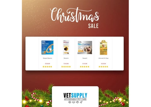 Dog Flea & Tick Treatment Christmas Sale 2023 | VetSupply