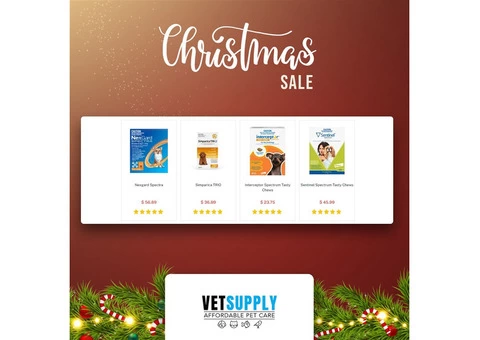 Christmas Sale 2023 | Heartworm Treatment for Dogs | VetSupply