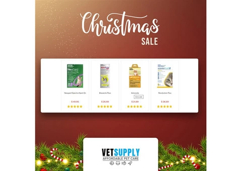 Christmas 2023 Sale on Flea and Tick Treatment for Cats | VetSupply