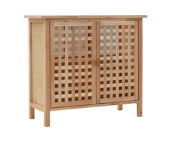 Sink Cabinet Solid Walnut Wood 66x29x61 cm