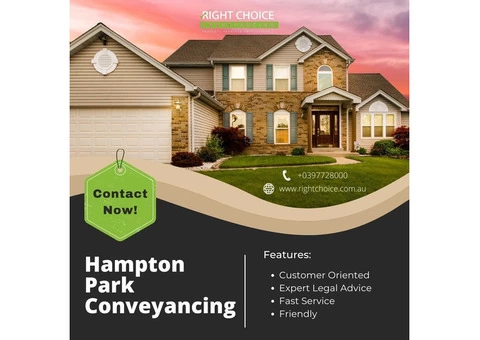 Hampton Park Conveyancing For Streamlined Transactions