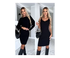 Winter Vogue: 2pcs Magic - Long Sleeves and Suspenders Unite