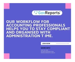 Workflow for accounting professionals - GovReports