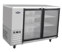 Back Bar Display Fridge with Glass Door