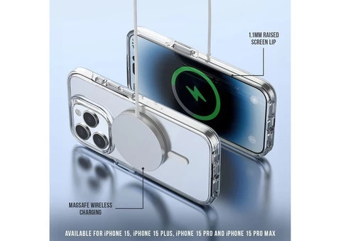 iPhone 15 Liquid Silicone Case With MagSafe – Red - 4/5