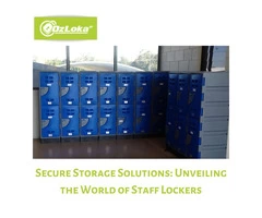 Secure Storage Solutions: Unveiling the World of Staff Lockers