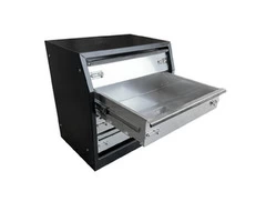 Flat Aluminum 4-Drawer Ute Toolbox
