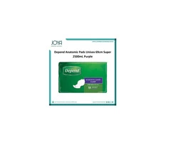 Depend® Anatomic Pads Unisex 69cm Super 2500ml Purple | Australia