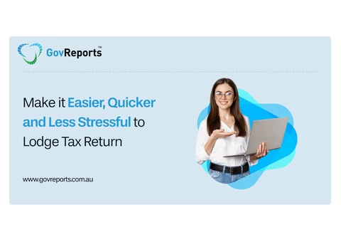 Lodge tax return online - GovReports