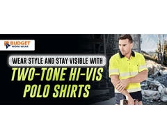 Get two tone hi vis polo shirts to wear style and stay visible
