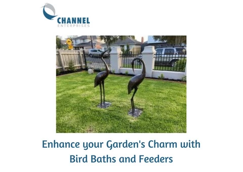 Enhance your Garden's Charm with Bird Baths and Feeders