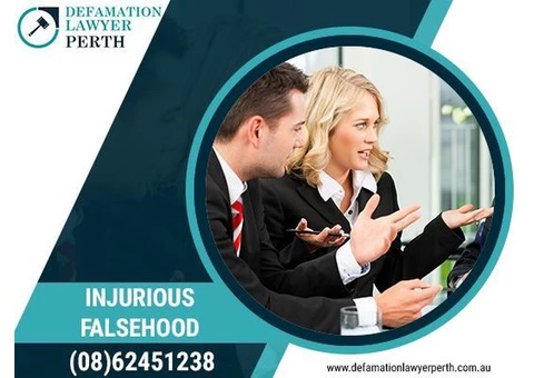 Defend Your Reputation: Injurious Falsehood Experts Defamation Lawyers in WA