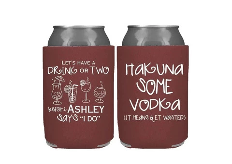 PERSONALISED PRINTED STUBBY HOLDERS - Boozies