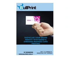 Showcase Your Brand Identity with Raised & Embossed Business Card Printing