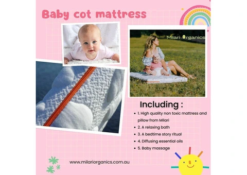 Milari Organics Comfortable Mattress for Baby