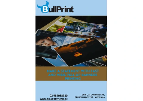 Make a Statement With Fast and Wide Pull-up Banners Printing