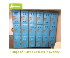 Range of Plastic Lockers in Sydney