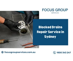 Blocked Drains Repair in Sydney | Call us: 1800 343 247