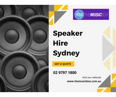 Speaker Hire Sydney