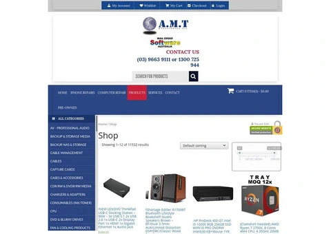 Pre-Owned Notebooks for Sale | AMT Electronics Pty Ltd