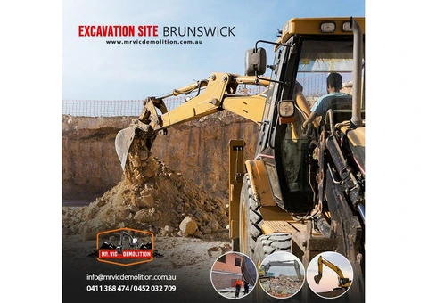 Excavation site in Brunswick: Avail of the services of the best professionals