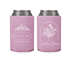 Wedding stubby holders - Neoprene Foldable Stubbies
