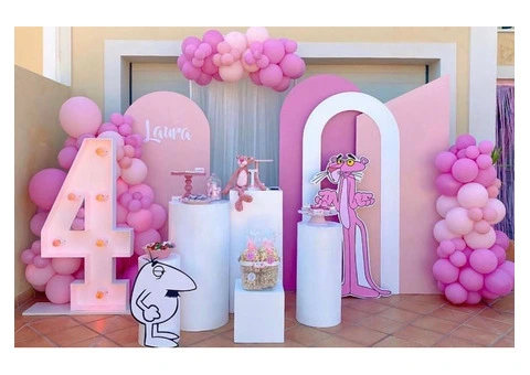 Robbie's Decoration - Elevate Your Celebration with Pink Panther Magic!