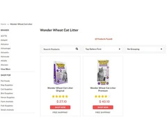 Wonder Wheat Cat Litter - Natural and Odor-Free at VetSupply