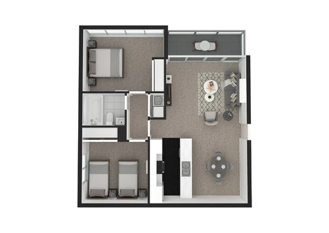 Apartment 1107   483 Swanston Street Melbourne CBD - 12/22