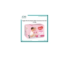 Huggies Ultra Dry Nappies Walker Convenience Size 5 Girl 13-18kg - Joya Medical Supplies