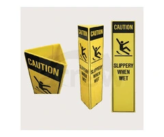 Enhance Safety with Bollard Corflute Signs - Arrow Safety