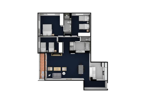 Apartment 76   33 La Trobe Street Melbourne CBD - 16/20