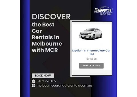 Discover the Best Car Rentals in Melbourne with MCR
