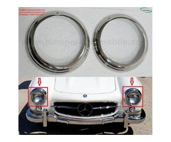 Mercedes 190SL 300SL Headlight Trim Ring 121 198