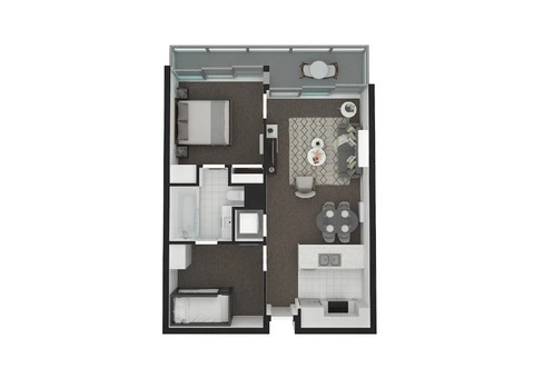 Apartment 1706A   8 Franklin Street Melbourne CBD - 9/20