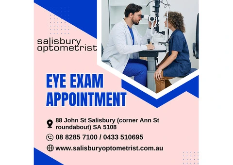Eye Exam Appointment in Salisbury