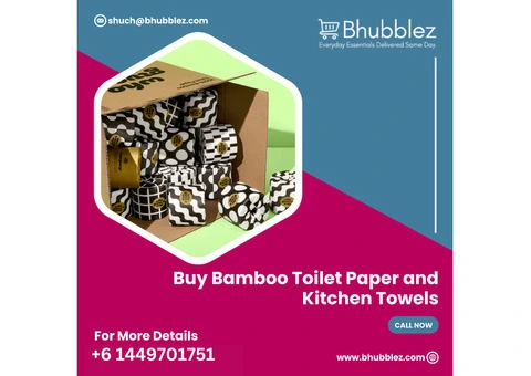 Buy Bamboo Toilet Paper and Kitchen Towels