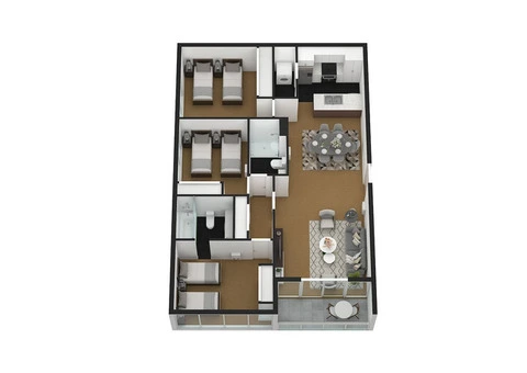 Apartamento 1401   483 Swanston Street, Melbourne CBD - 14/24