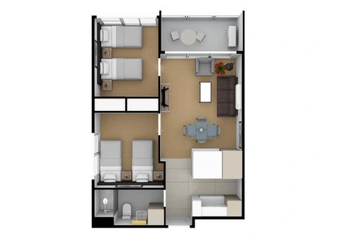 Apartamento 2511  33 Mackenzie Street, Melbourne CBD - 12/22