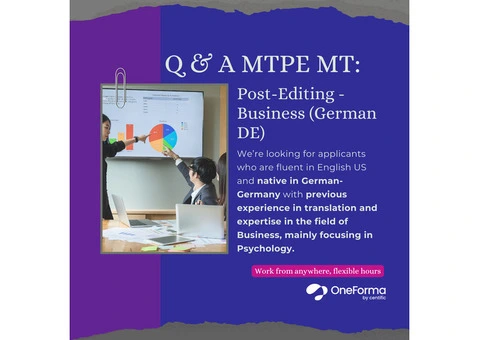Translation: MTPE Q & A - 2/3
