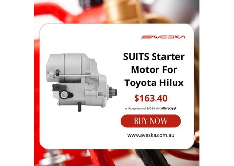 Best SUITS Starter Motor For Toyota in Australia