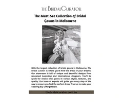 The Must-See Collection of Bridal Gowns in Melbourne